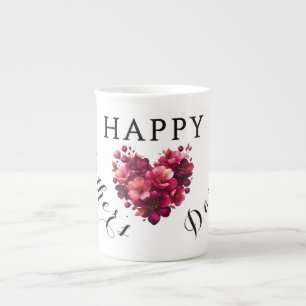 Taza De Porcelana Feliz Día de la Madre Hueso China Mug