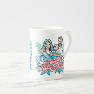 Taza De Porcelana Feliz Navidad