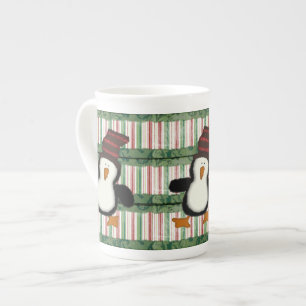 Taza De Porcelana Feliz Navidad, Estripa de Pingüino