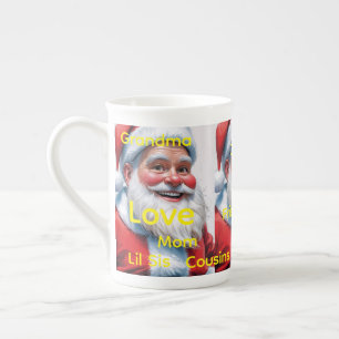 Taza De Porcelana Feliz Navidad Santa Claus