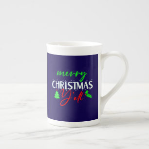 Taza De Porcelana Feliz Navidad Y'all-85217