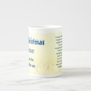 Taza De Porcelana Feliz Regalo de Bendición de Navidad