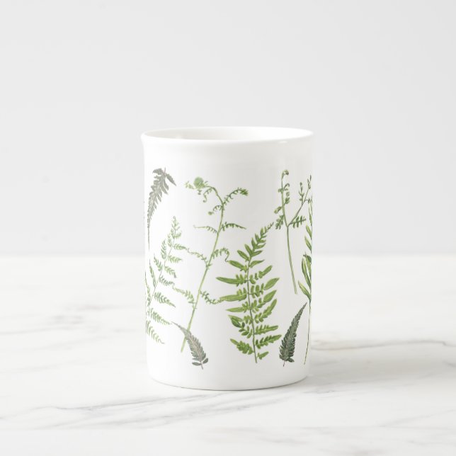Taza De Porcelana Fern Mug (Frente)