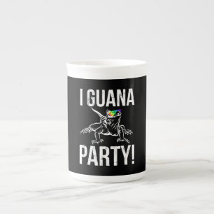 Taza De Porcelana Fiesta de Iguana