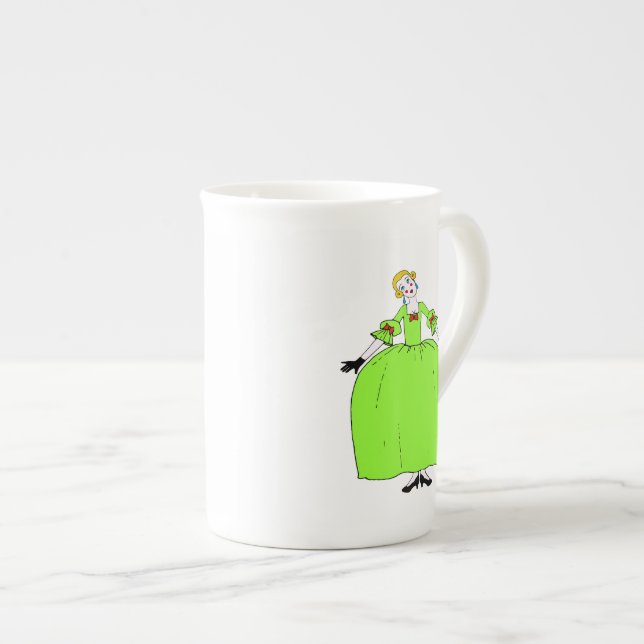 Taza De Porcelana Fifi ~ Bone China 10oz Mug (Derecha)