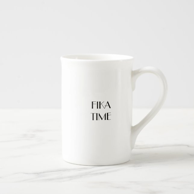 Taza De Porcelana FIKA TIME Mug #FIKA #FIKAGRANDE Café Mug (Derecha)