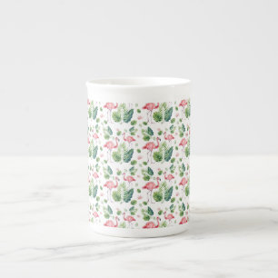 Taza De Porcelana Flamingo