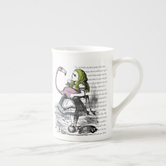 Taza De Porcelana Flamingo Croquet