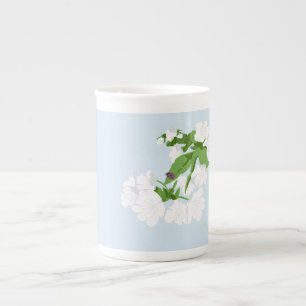Taza De Porcelana Flor de cerezo 