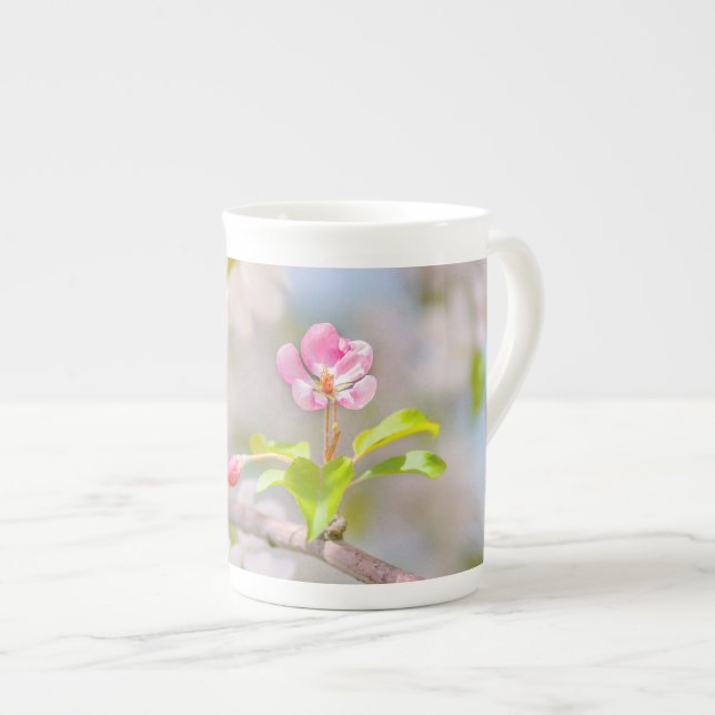 Taza De Porcelana Flor de manzana - Belleza (Derecha)