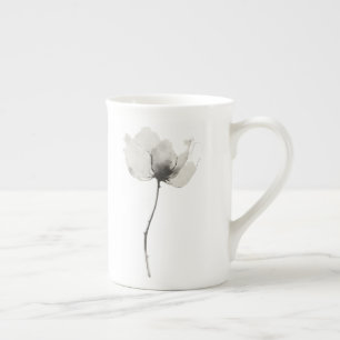 Taza De Porcelana Flor sin tiempo