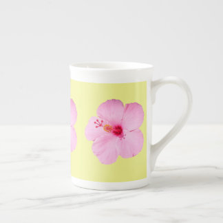 Taza De Porcelana Flor tropical Hibiscus rosa