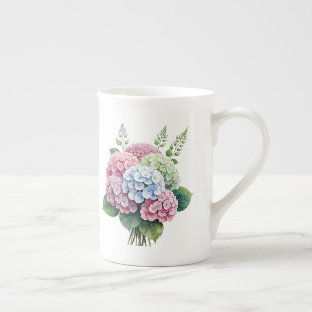 Taza De Porcelana Floral  (Derecha)