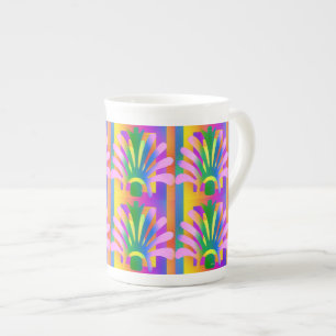 Taza De Porcelana Floral Flourish