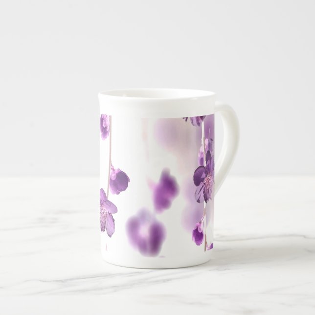 Taza De Porcelana Flores de cerezo (Derecha)