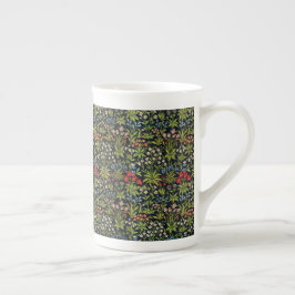Taza De Porcelana Flores de época William MorrisPatrón floral