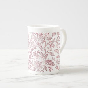 Taza De Porcelana Flores decorativas 19
