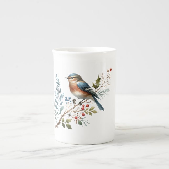 Taza De Porcelana Forest Songbird Mug (Frente)