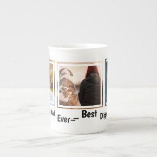 Taza De Porcelana Foto de Mascota personalizada del mejor perro del 