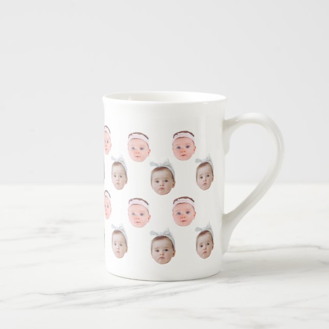 Taza De Porcelana Foto personalizada cara 2, Personalizado Mug Face  (Derecha)