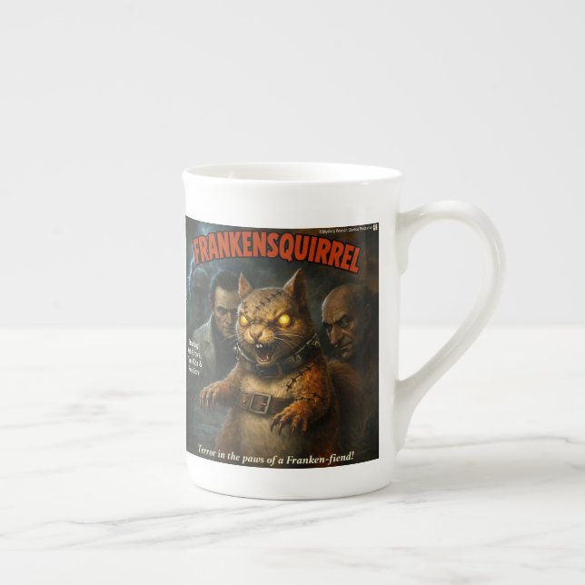 Taza De Porcelana Frankensquirrel (Derecha)