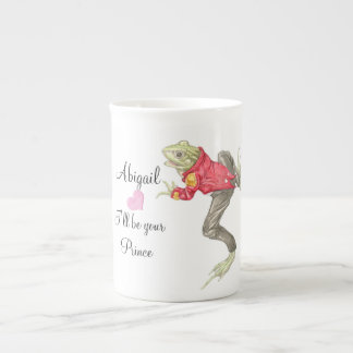 Taza De Porcelana Frog Prince Bone China Mug
