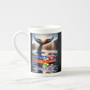 Taza De Porcelana Fuente De Aliento Para La Humanidad