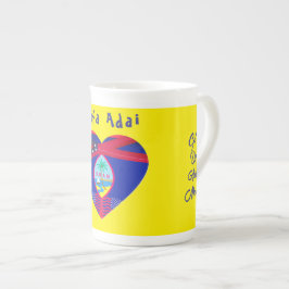 Taza De Porcelana Fun Guam Coffee Time