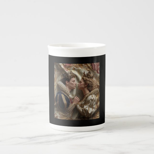 Taza De Porcelana Funda de cojín (Frente)