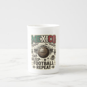Taza De Porcelana Fútbol Soccer México Personalizado 2026