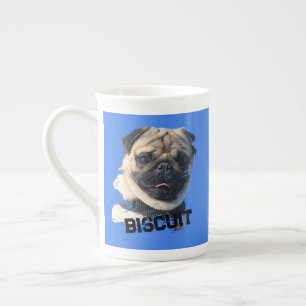 Taza De Porcelana Gafas de sol divertidas y únicas para pug Amante d