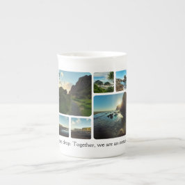 Taza De Porcelana Galería de imágenes de Instagram de Sea View Squar