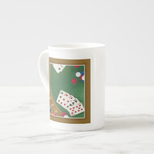 Taza De Porcelana Ganando mano de póquer seis a diez