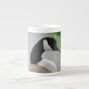 Taza De Porcelana Ganso de Canadá