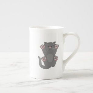 Taza De Porcelana Gato durmiendo