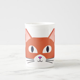 Taza De Porcelana Gato, Gatito, Cara