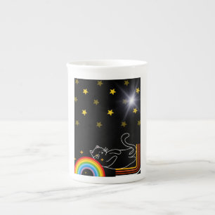 Taza De Porcelana Gato perezoso