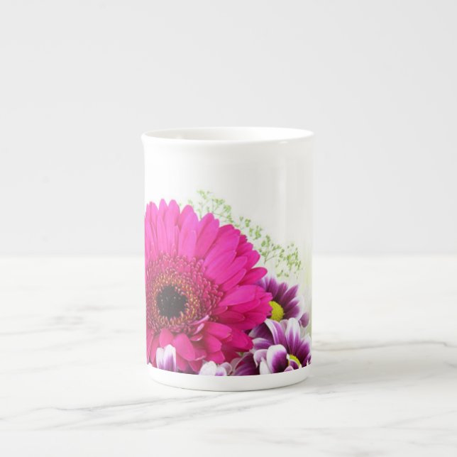 Taza De Porcelana Gerbera Daisy Mug (Frente)