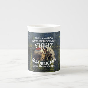 TAZA DE PORCELANA GERRYMANDERING CUETA PRECIO POR SIEMPRE GUERRA INT