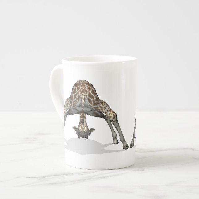 Taza De Porcelana Girafa flexible (Izquierda)