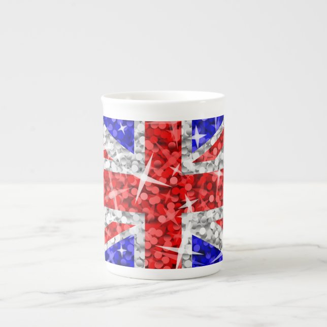 Taza De Porcelana Glitz UK bone china mug (Frente)