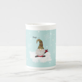 Taza De Porcelana Gnome signs I Love you Mug