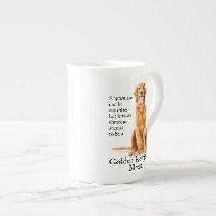 Taza De Porcelana Golden Mom Bone China Mug
