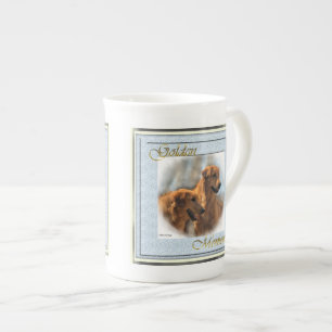Taza De Porcelana Golden Retriever Aovers Art Gifts