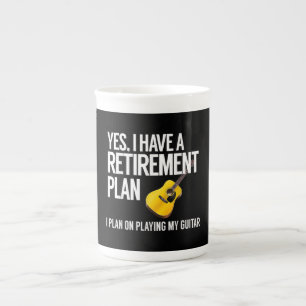 Taza De Porcelana Gracioso regalo de jubilación del guitarrista