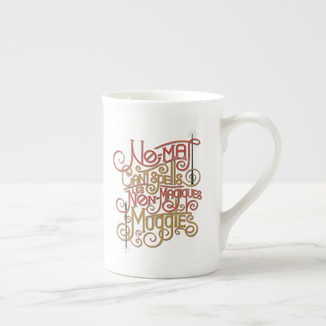 Taza De Porcelana Gráfico de traducciones localizadas MUGGLE™ (Derecha)