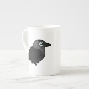 Taza De Porcelana Grajo de Birdorable