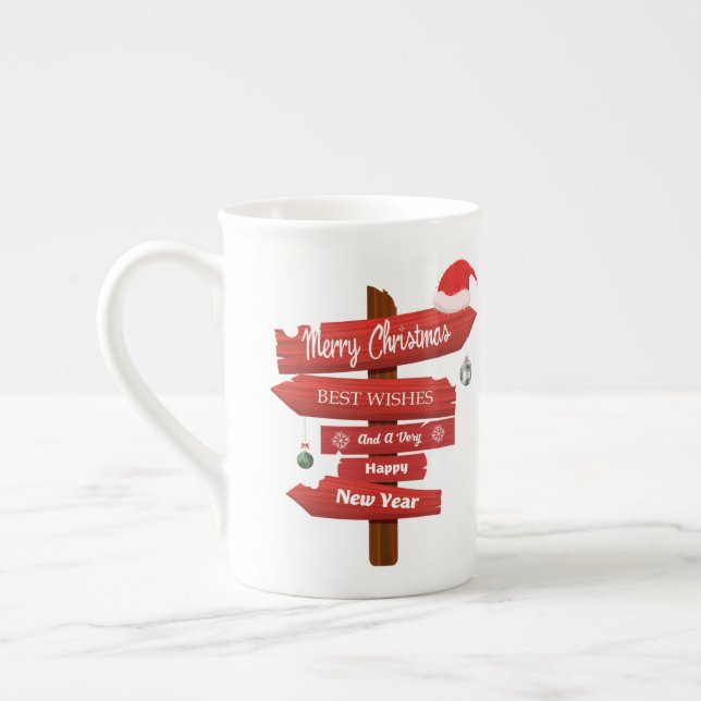 Taza De Porcelana Grandes Navidades (Izquierda)