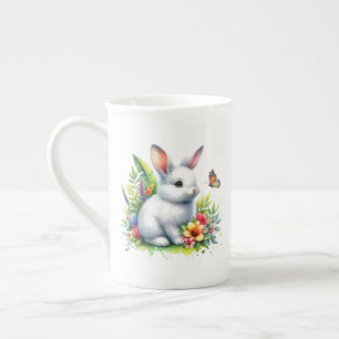 Taza De Porcelana Granja de animales bebé conejo sublimación Clipart