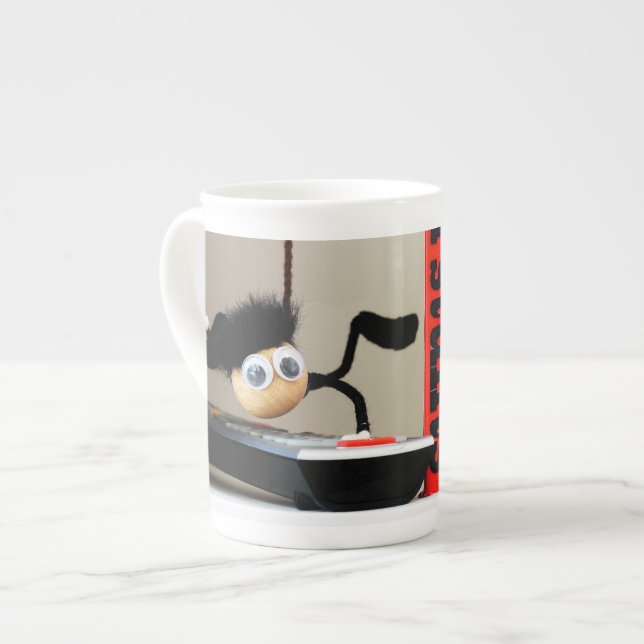 Taza De Porcelana Grappige close up van 'Mission Impossible' Fubby (Izquierda)